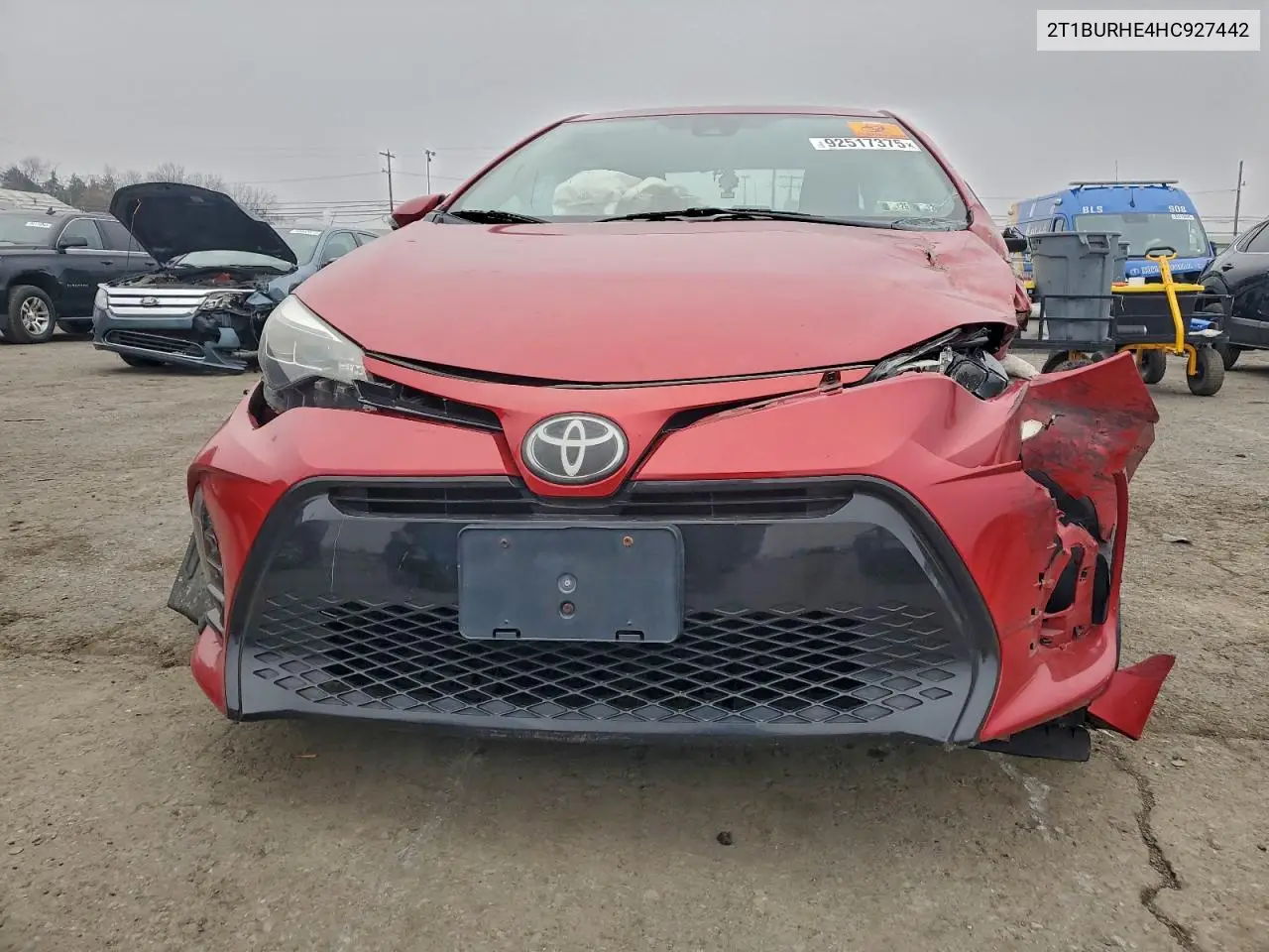 2T1BURHE4HC927442 2017 Toyota Corolla L
