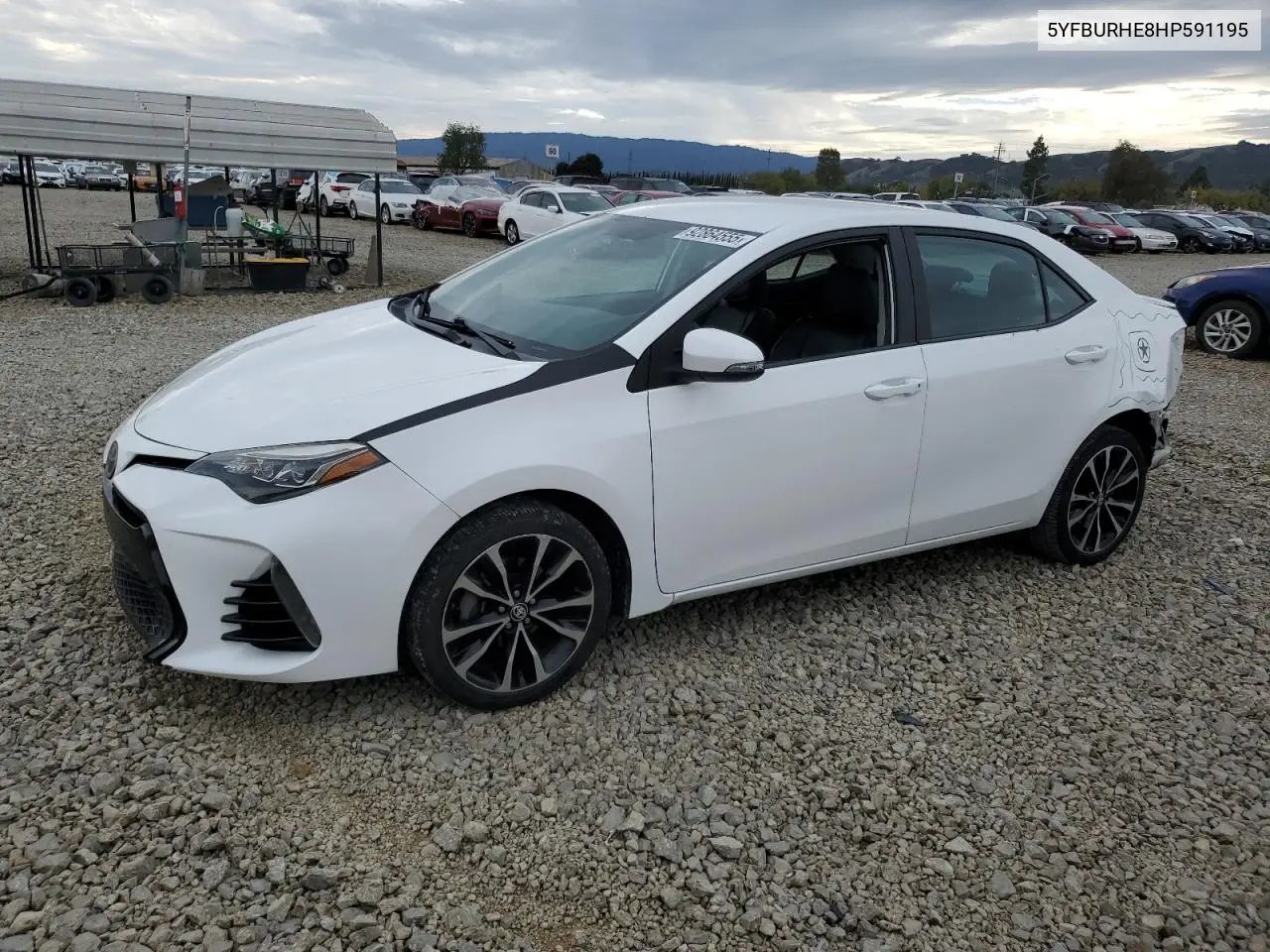 5YFBURHE8HP591195 2017 Toyota Corolla L