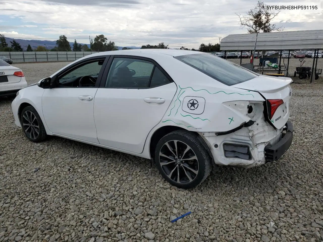 5YFBURHE8HP591195 2017 Toyota Corolla L