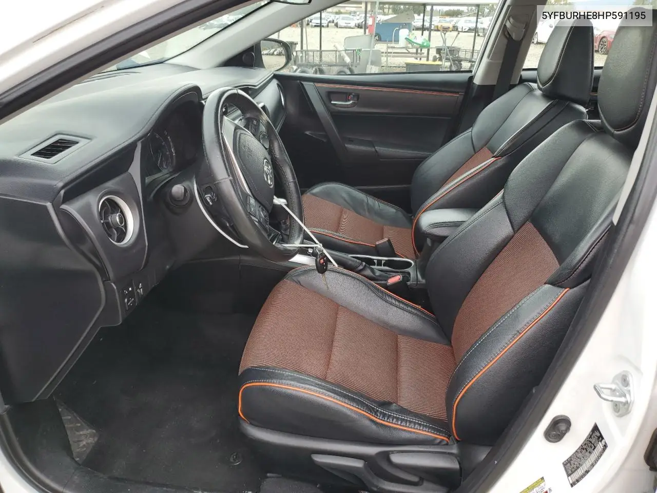 5YFBURHE8HP591195 2017 Toyota Corolla L