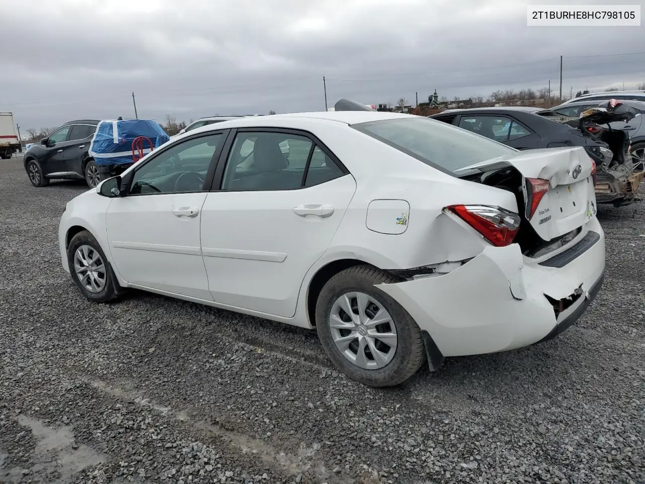 2T1BURHE8HC798105 2017 Toyota Corolla L