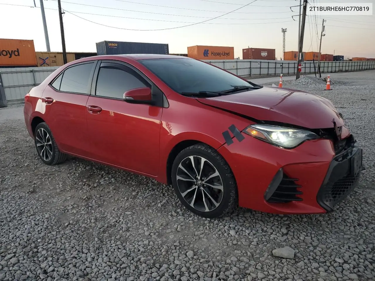 2T1BURHE6HC770819 2017 Toyota Corolla L