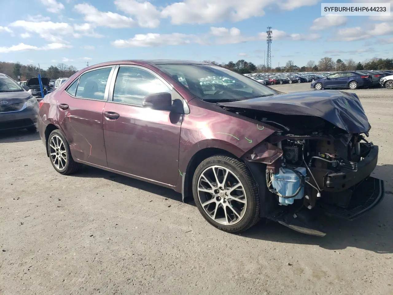 5YFBURHE4HP644233 2017 Toyota Corolla L