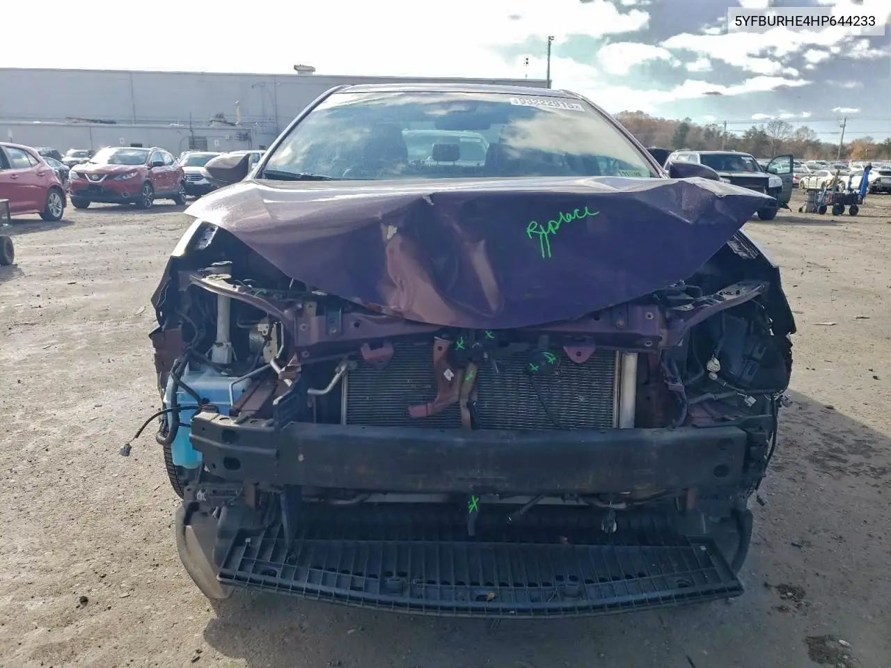 5YFBURHE4HP644233 2017 Toyota Corolla L