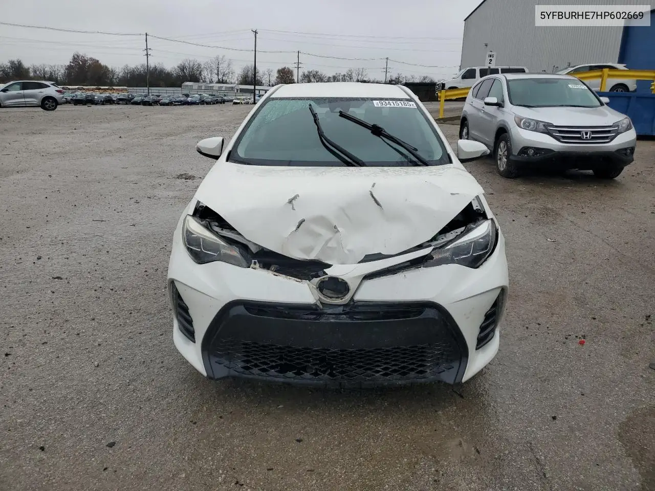 5YFBURHE7HP602669 2017 Toyota Corolla L