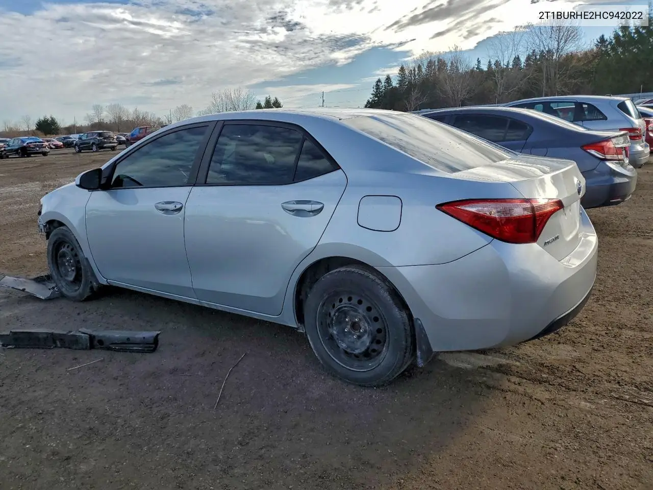 2T1BURHE2HC942022 2017 Toyota Corolla L