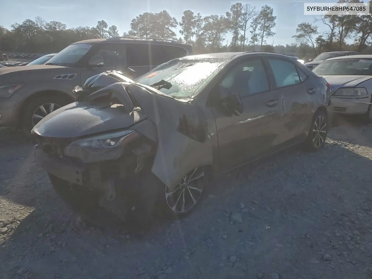 5YFBURHE8HP647085 2017 Toyota Corolla L