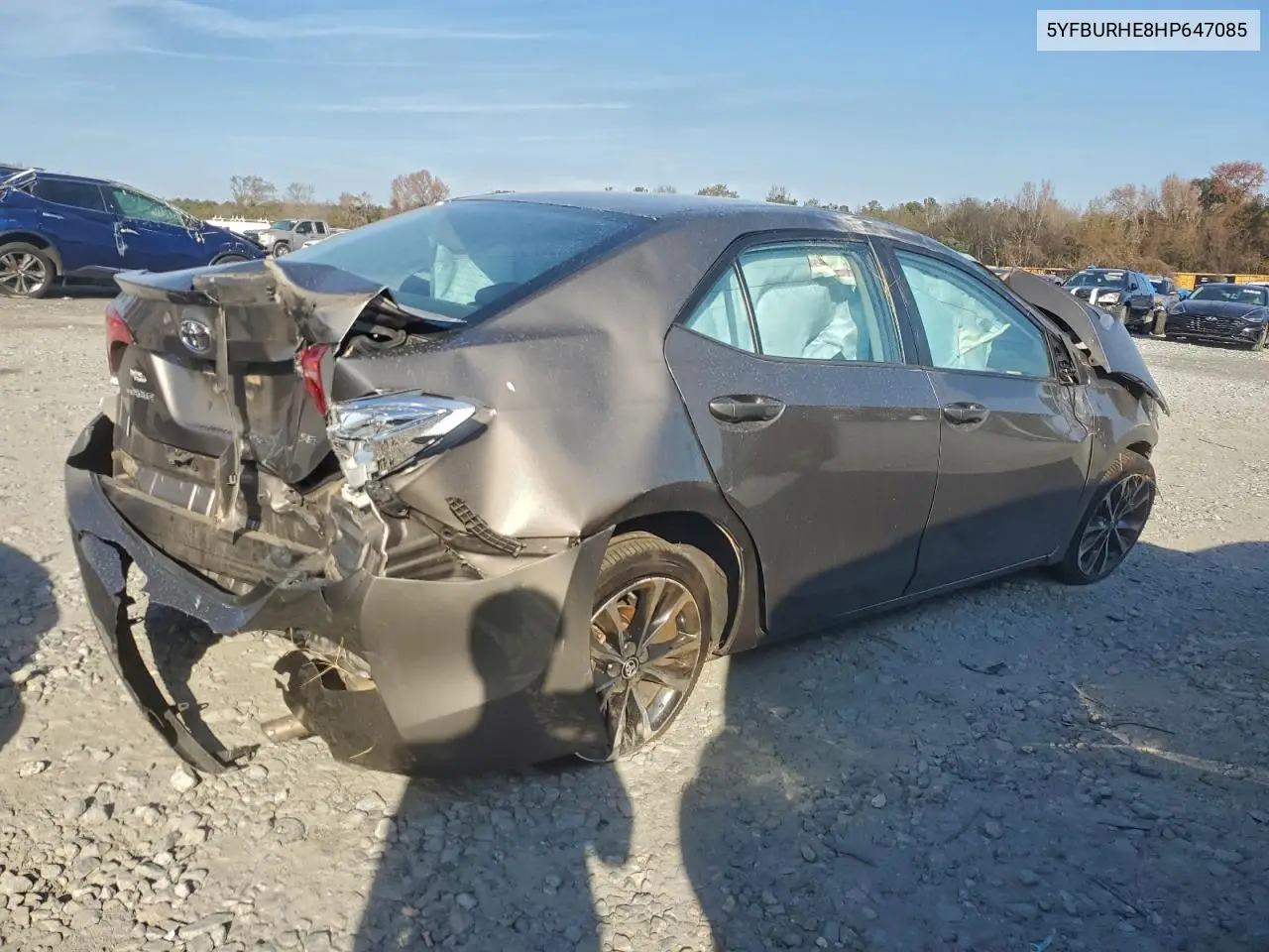 5YFBURHE8HP647085 2017 Toyota Corolla L