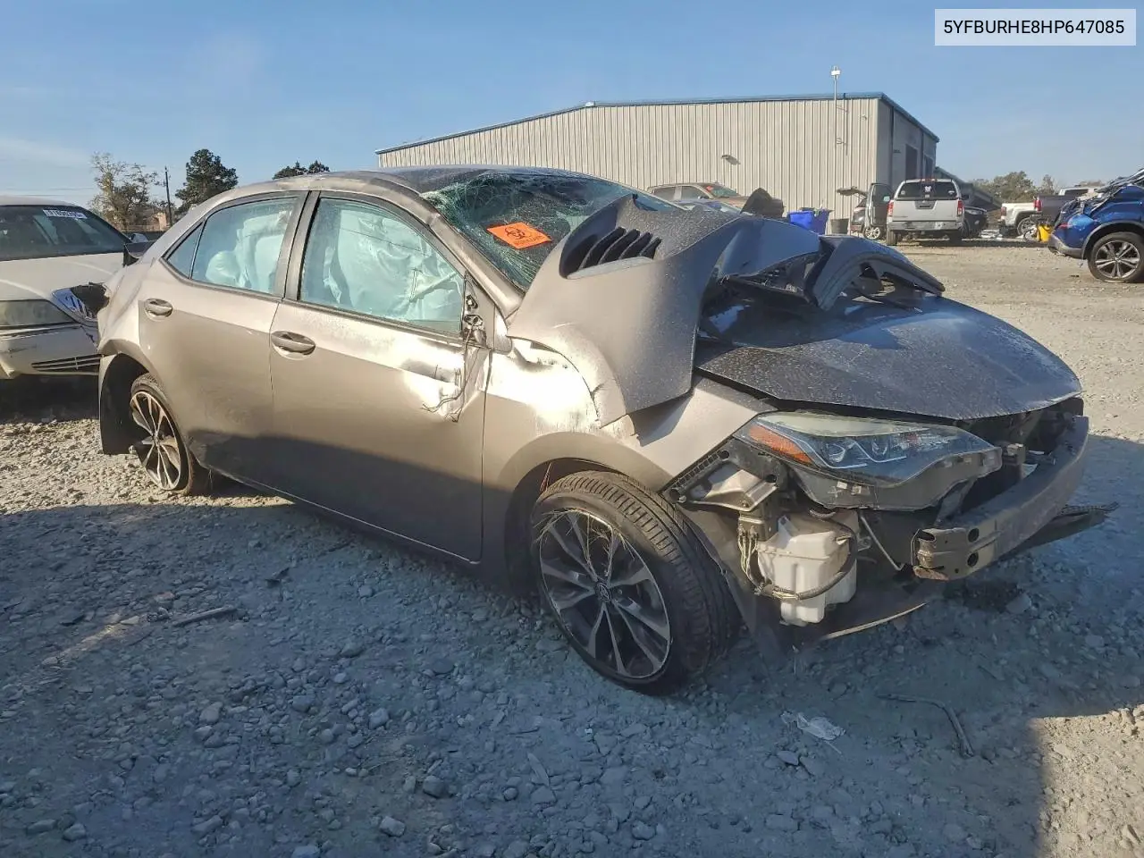 5YFBURHE8HP647085 2017 Toyota Corolla L