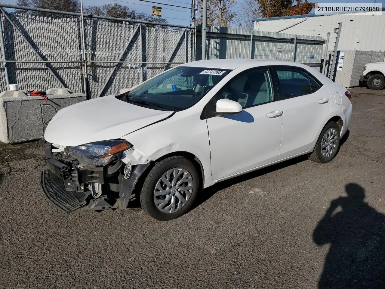 2T1BURHE7HC794868 2017 Toyota Corolla L
