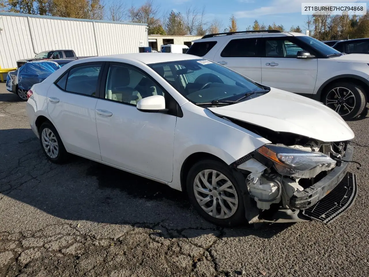 2T1BURHE7HC794868 2017 Toyota Corolla L