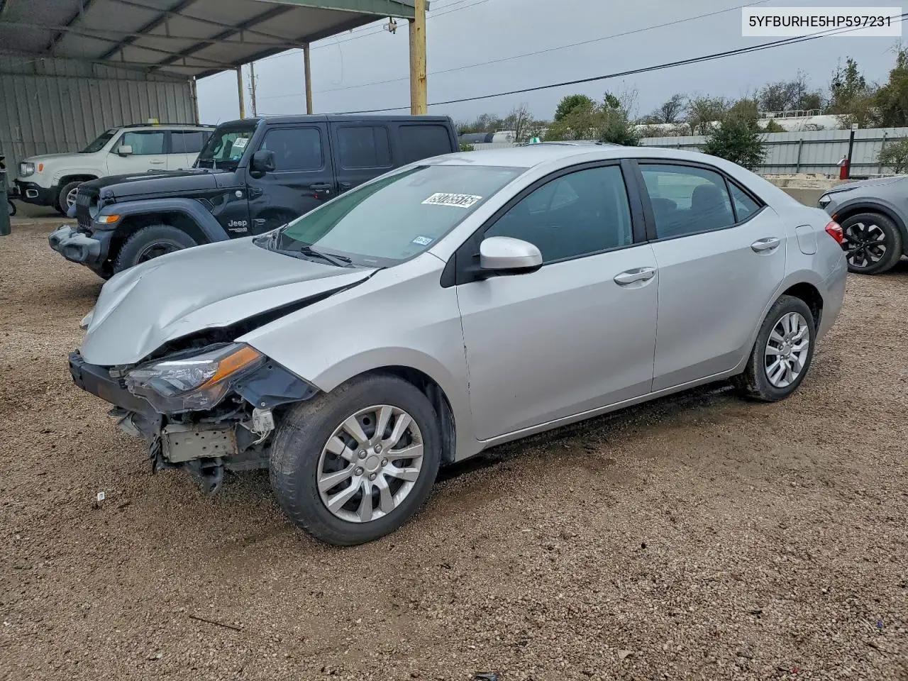 5YFBURHE5HP597231 2017 Toyota Corolla L