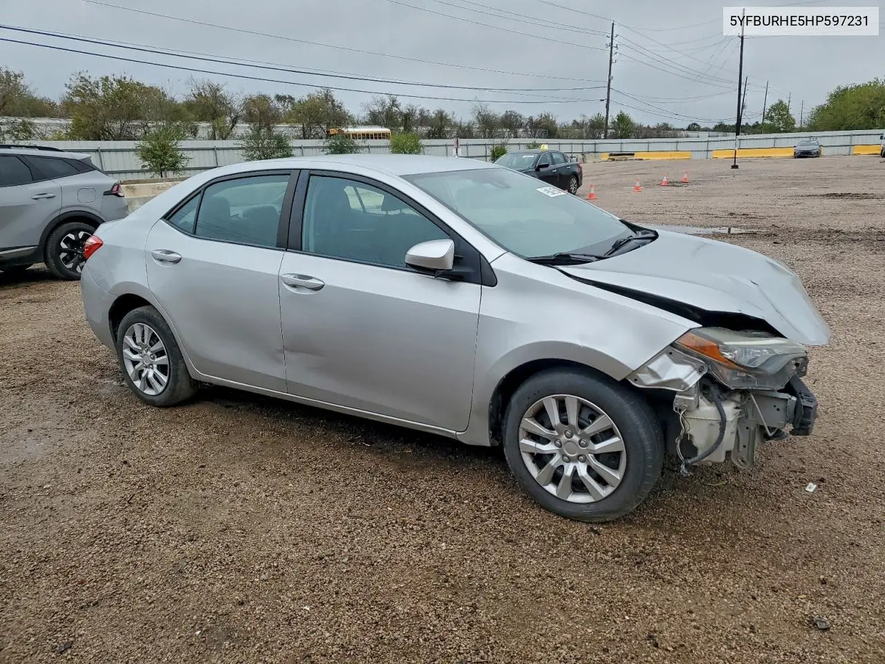 5YFBURHE5HP597231 2017 Toyota Corolla L