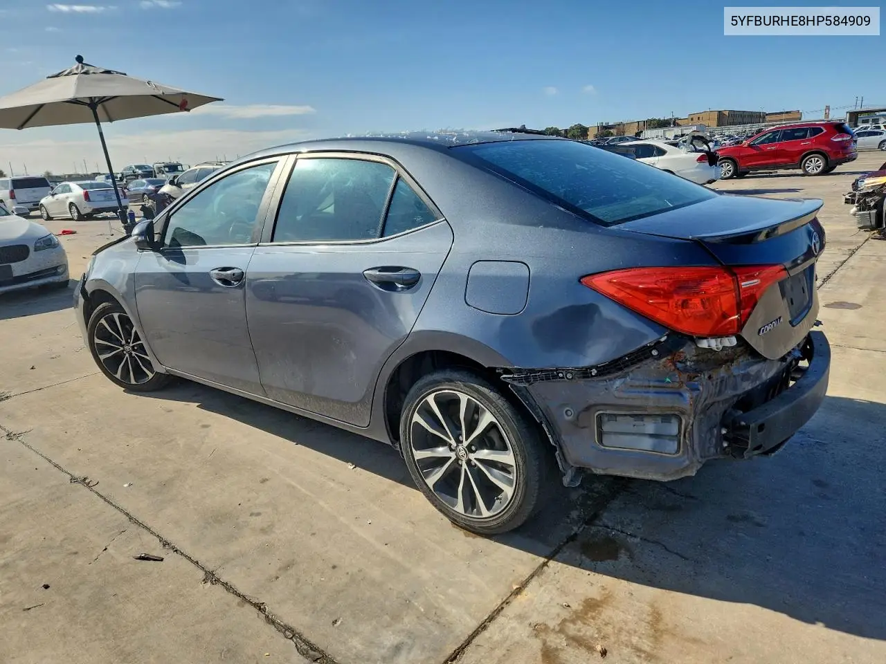 5YFBURHE8HP584909 2017 Toyota Corolla L