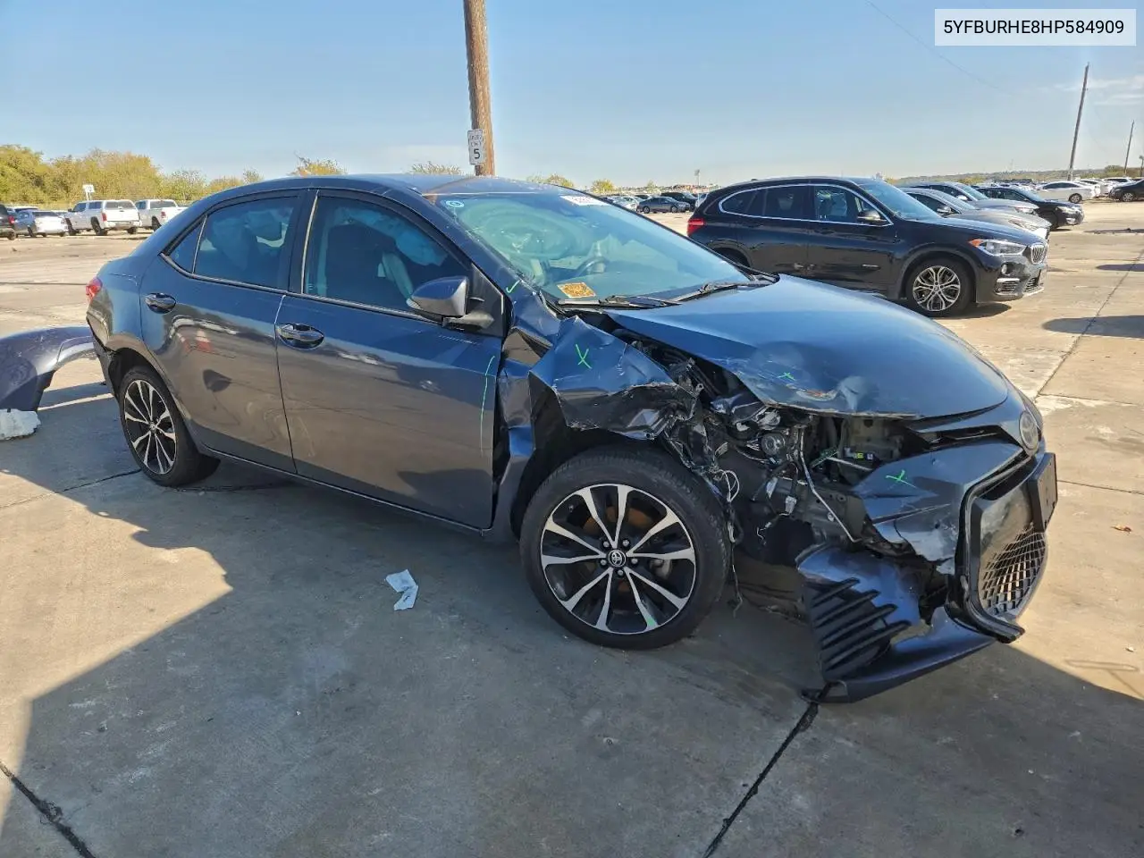 5YFBURHE8HP584909 2017 Toyota Corolla L