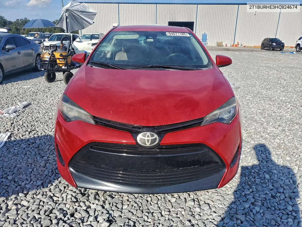 2T1BURHE3HC824674 2017 Toyota Corolla L