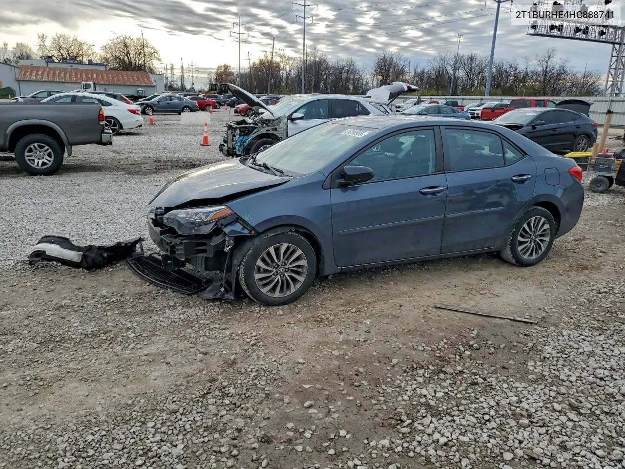 2T1BURHE4HC888741 2017 Toyota Corolla L