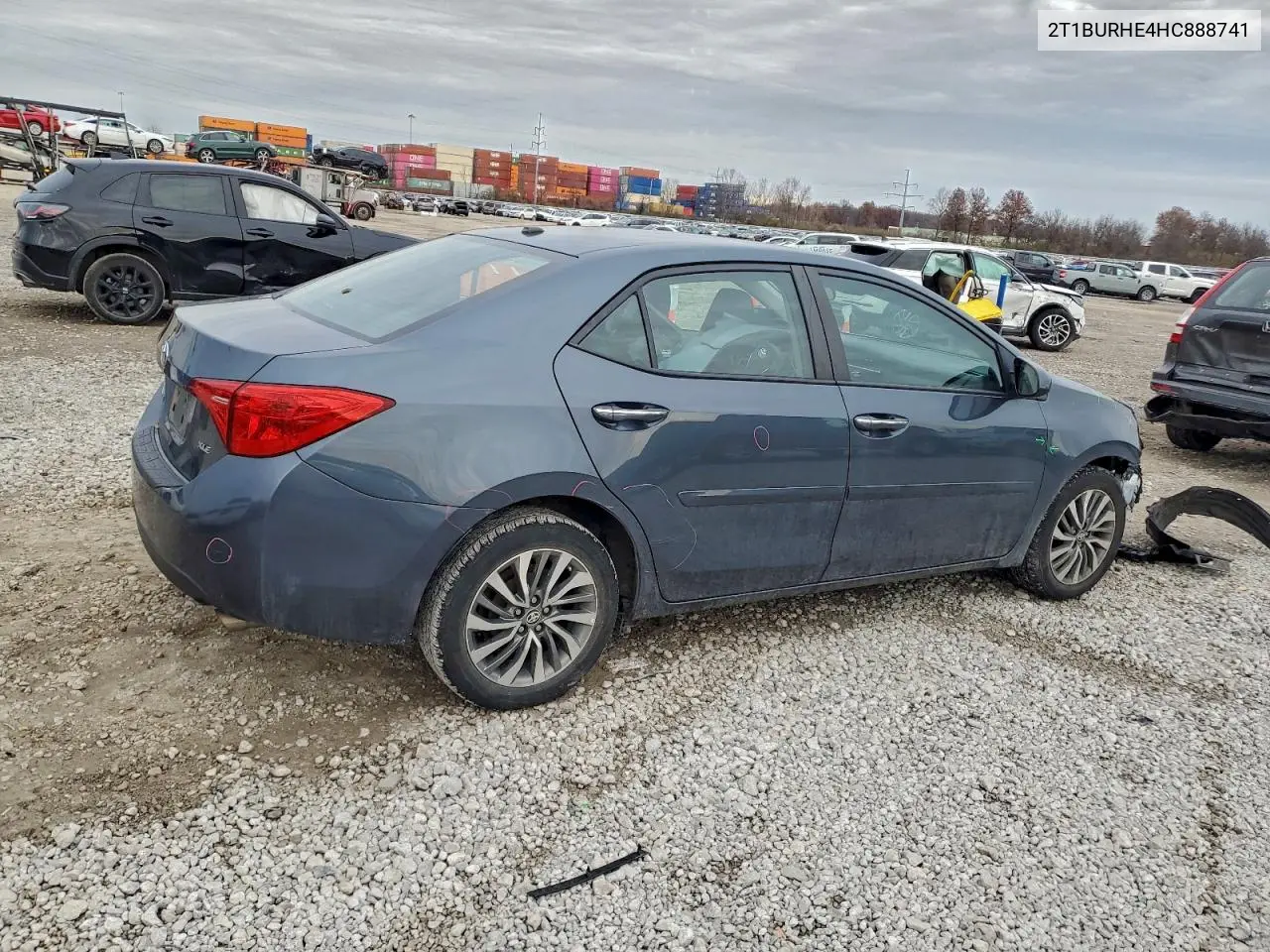 2T1BURHE4HC888741 2017 Toyota Corolla L