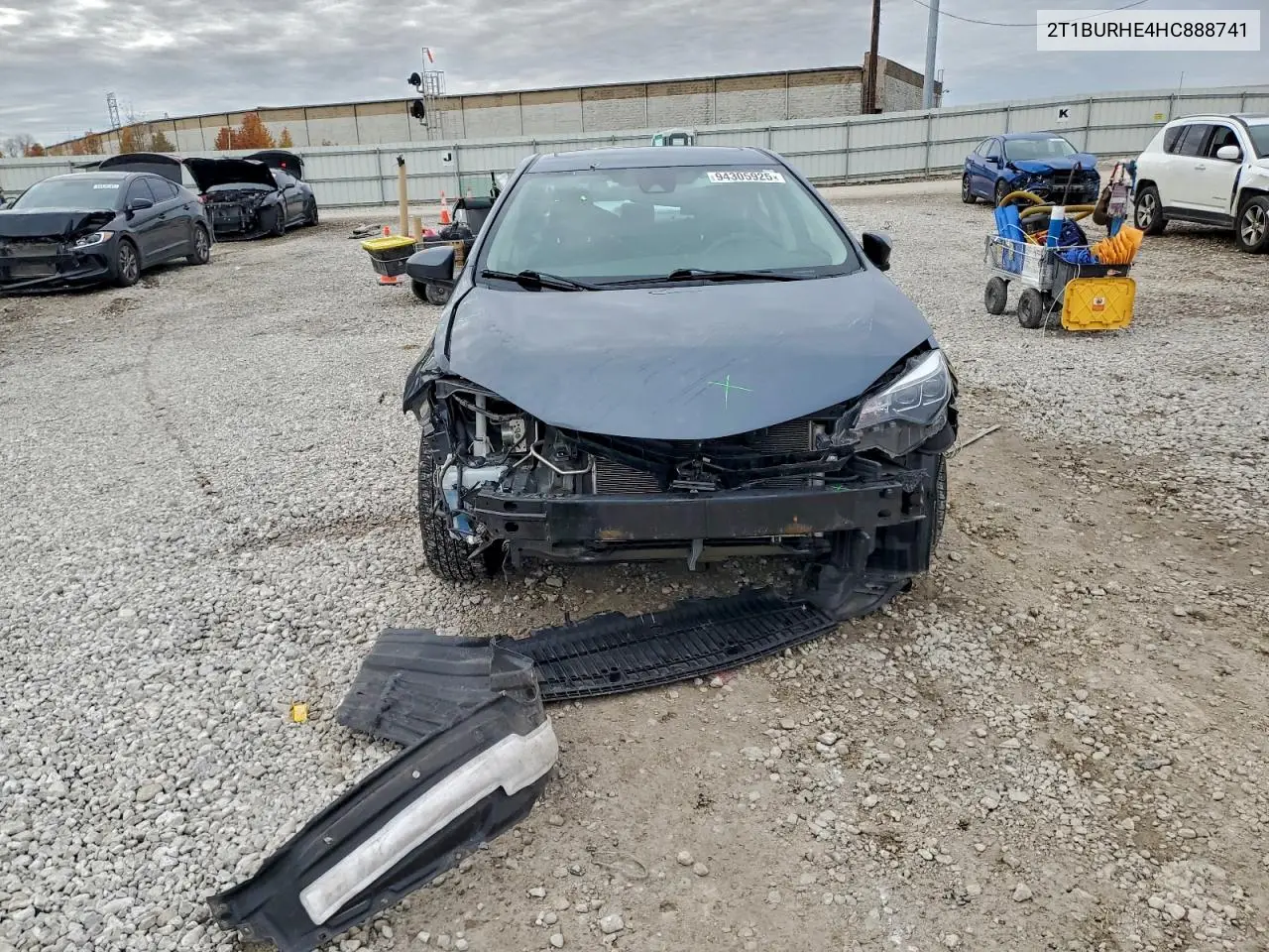 2T1BURHE4HC888741 2017 Toyota Corolla L