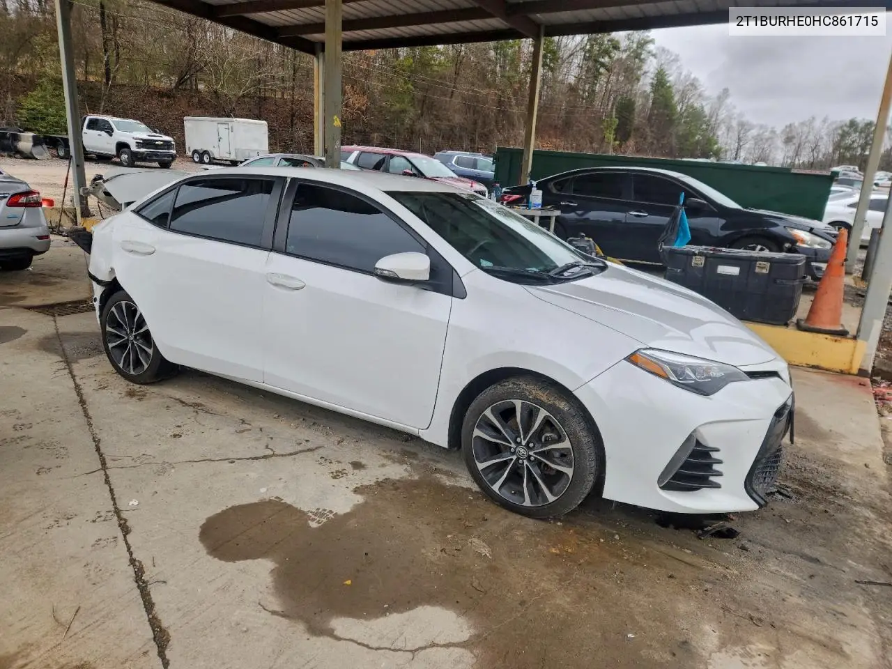 2T1BURHE0HC861715 2017 Toyota Corolla L