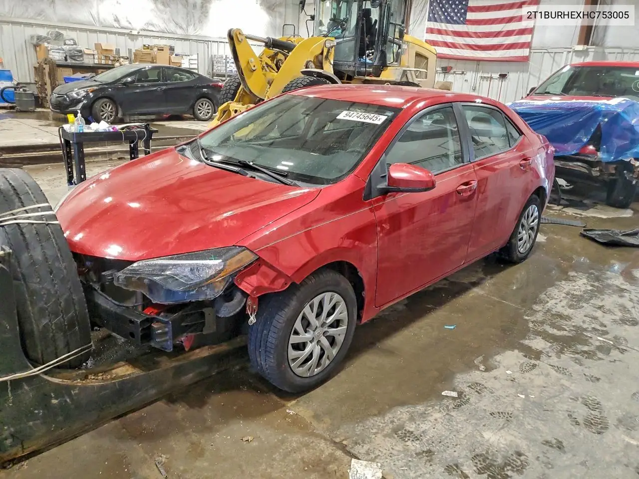2T1BURHEXHC753005 2017 Toyota Corolla L