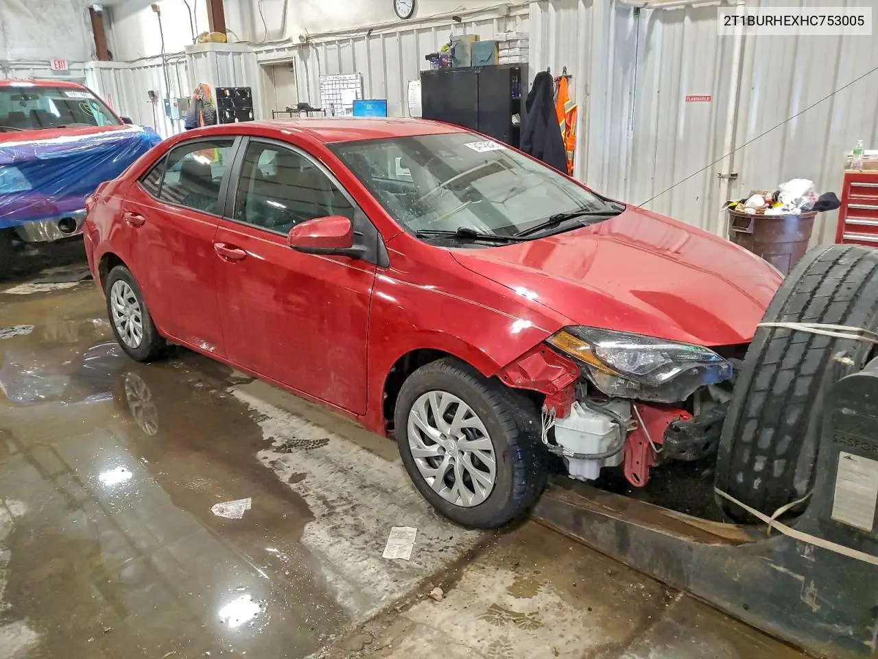 2T1BURHEXHC753005 2017 Toyota Corolla L