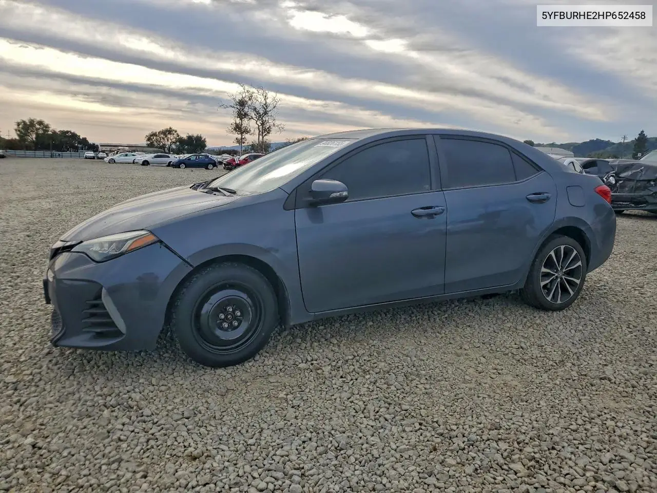5YFBURHE2HP652458 2017 Toyota Corolla L