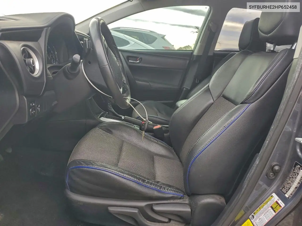 5YFBURHE2HP652458 2017 Toyota Corolla L