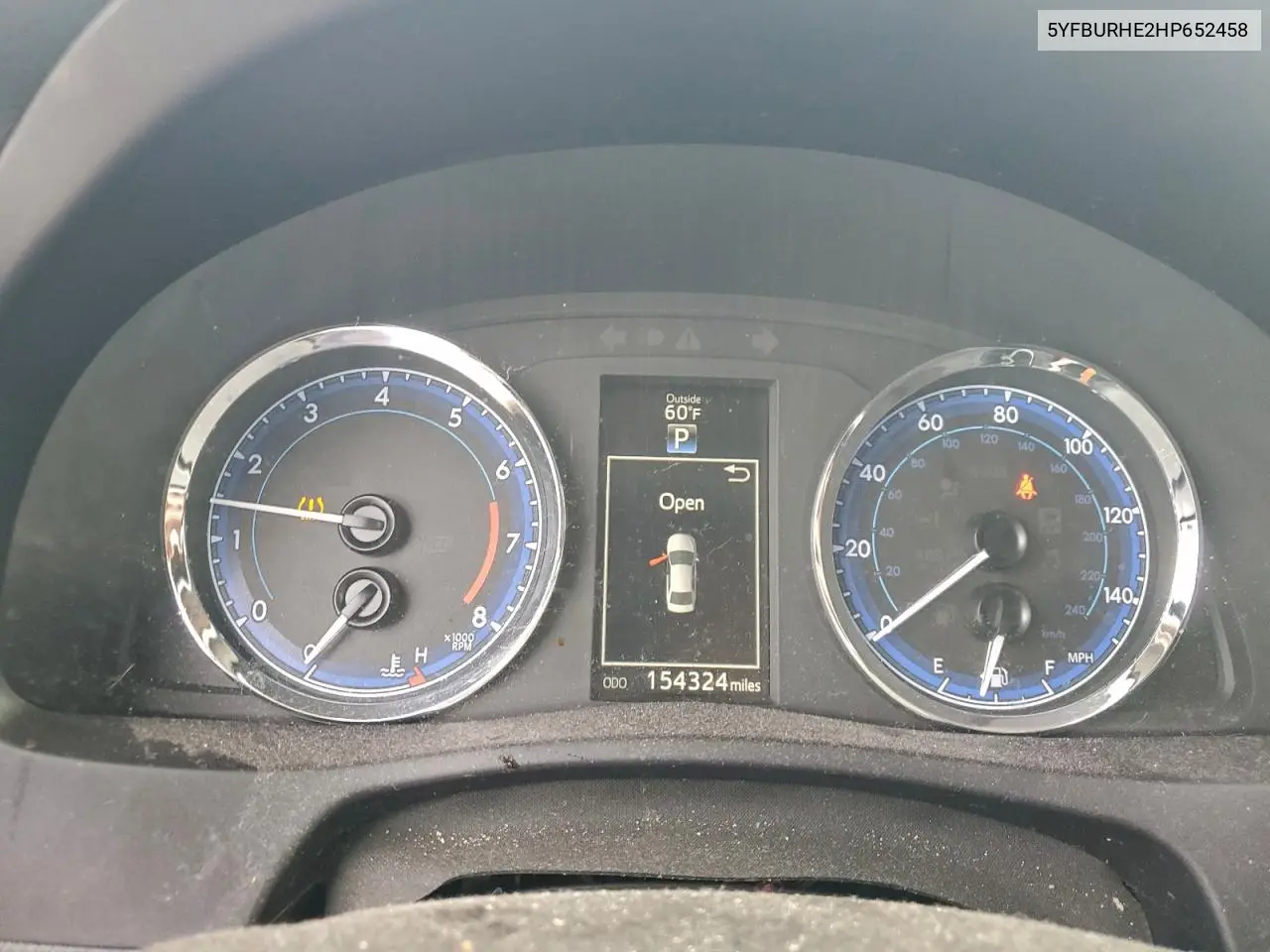 5YFBURHE2HP652458 2017 Toyota Corolla L