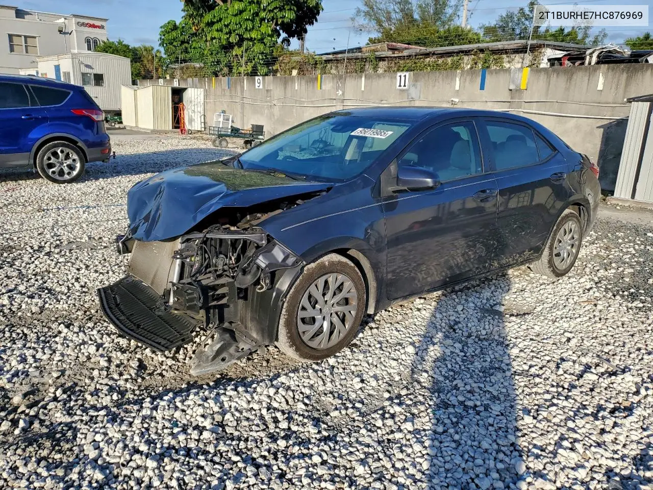 2T1BURHE7HC876969 2017 Toyota Corolla L