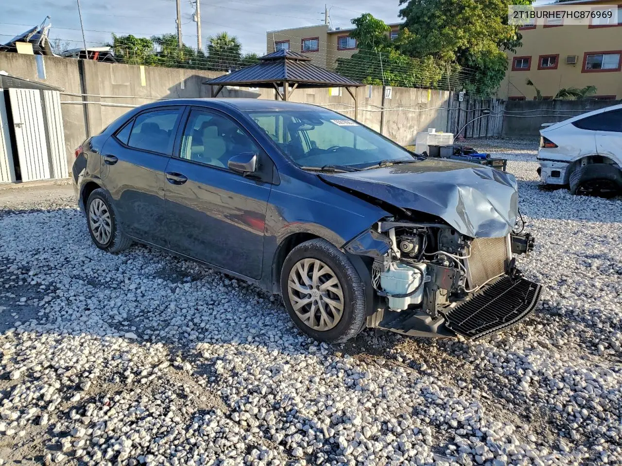 2T1BURHE7HC876969 2017 Toyota Corolla L