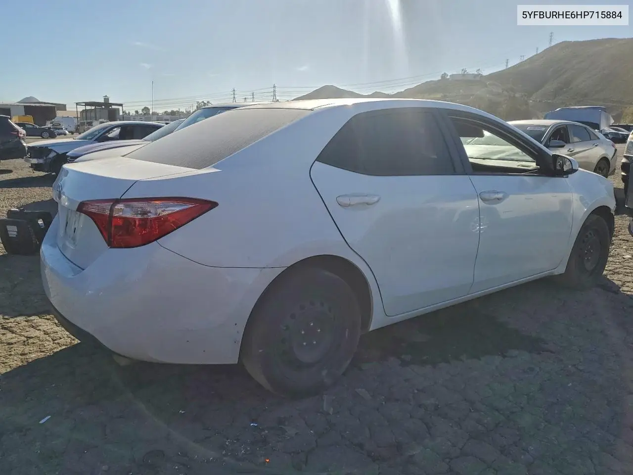5YFBURHE6HP715884 2017 Toyota Corolla L