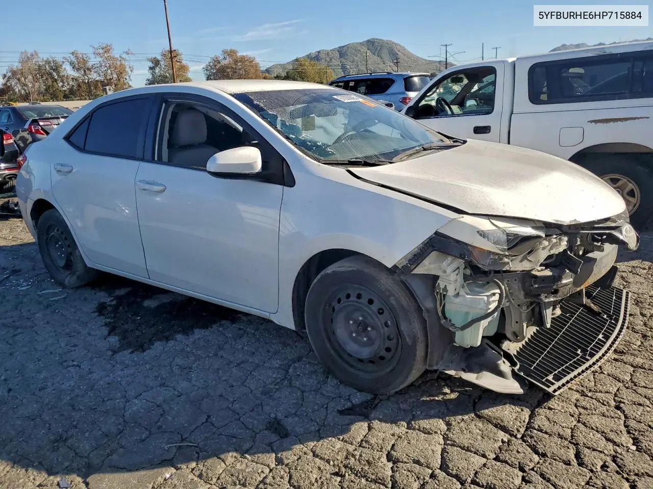 5YFBURHE6HP715884 2017 Toyota Corolla L