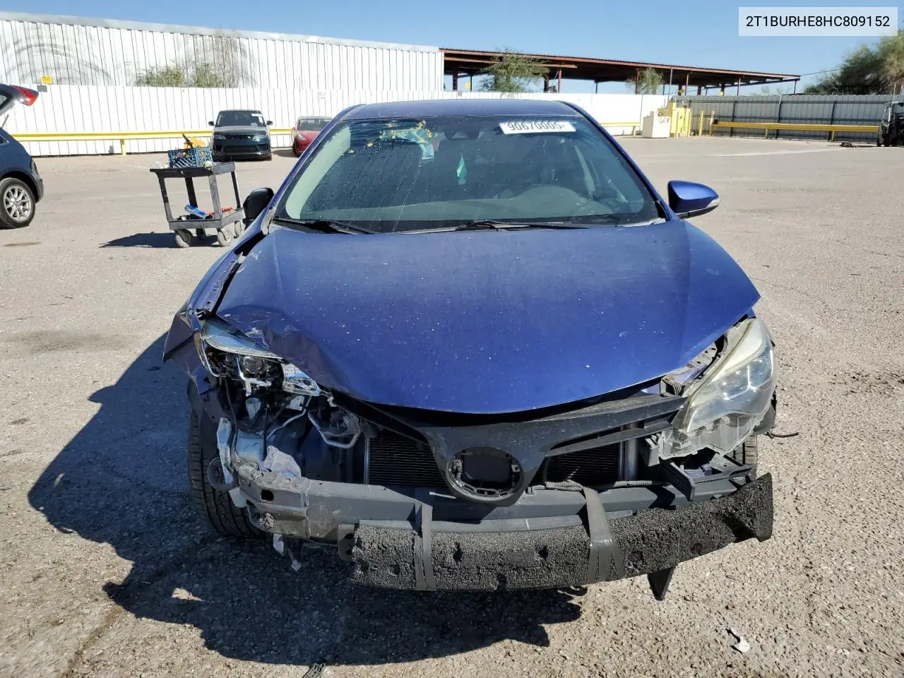 2T1BURHE8HC809152 2017 Toyota Corolla L