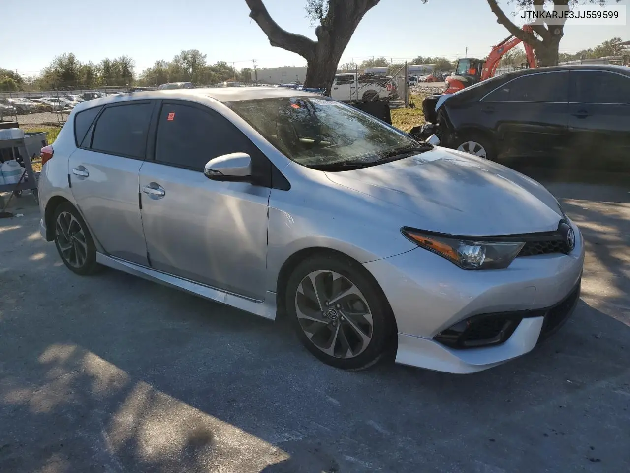JTNKARJE3JJ559599 2018 Toyota Corolla Im