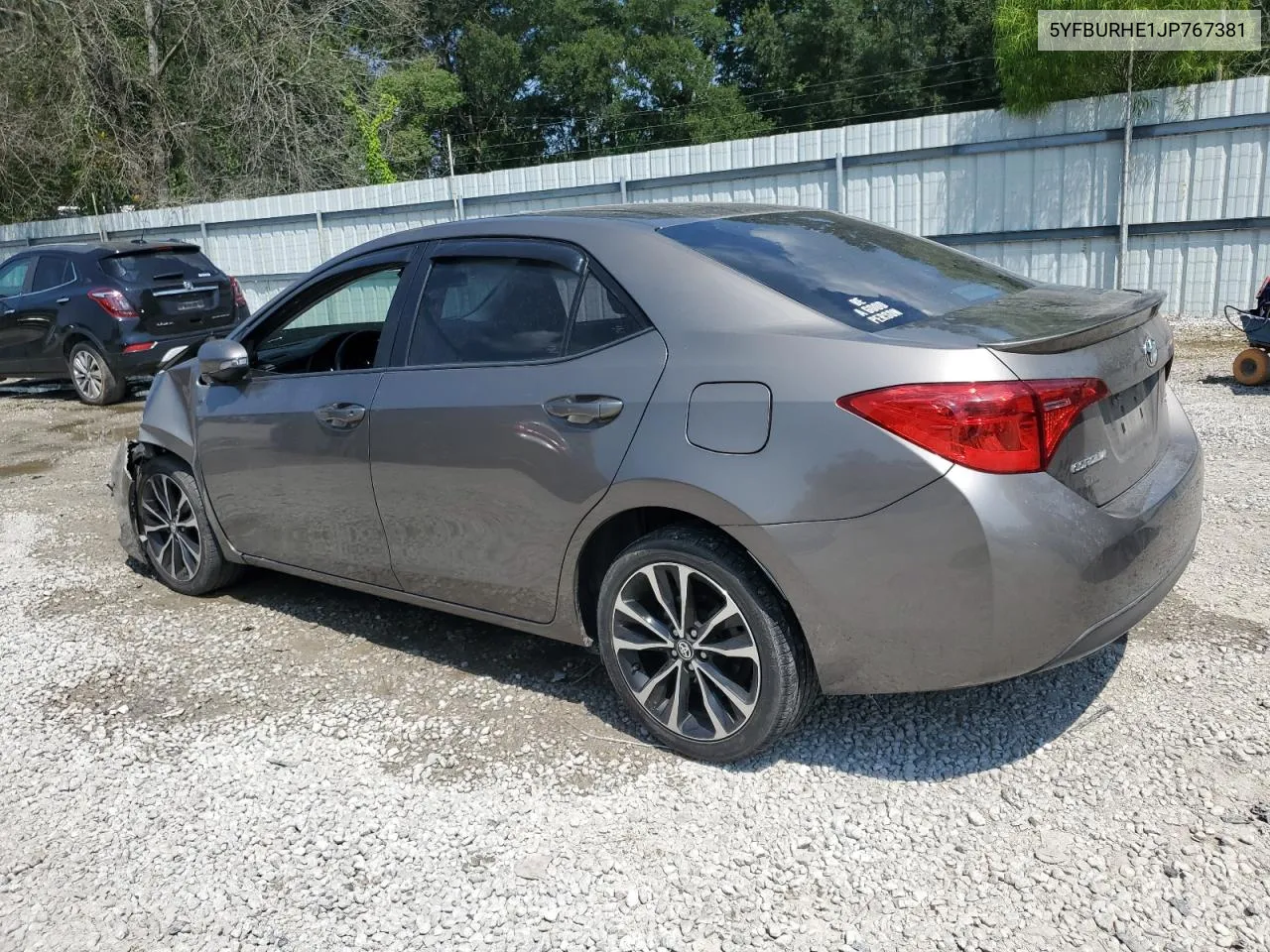 2018 Toyota Corolla L VIN: 5YFBURHE1JP767381 Lot: 68366594