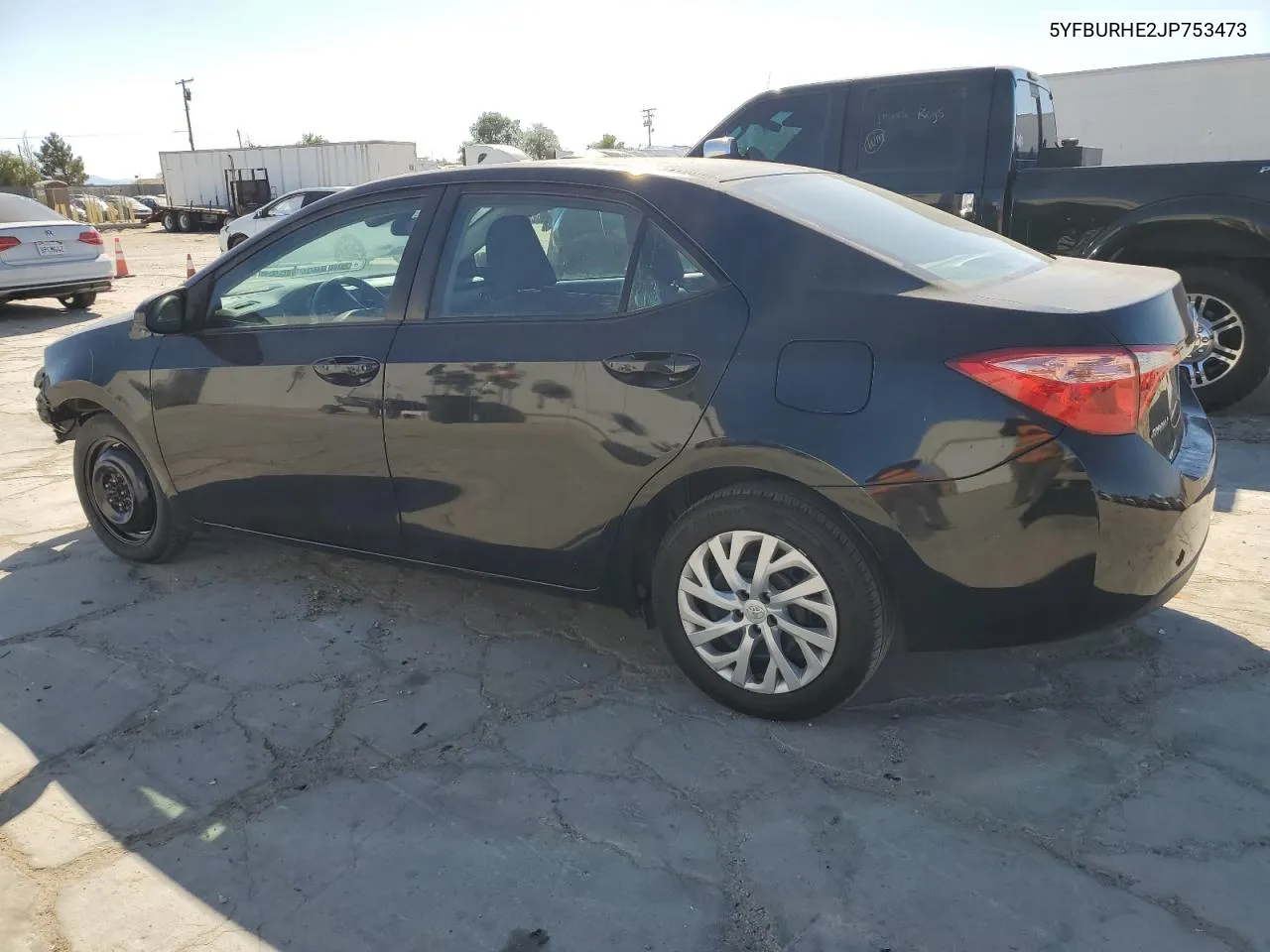 2018 Toyota Corolla L VIN: 5YFBURHE2JP753473 Lot: 72399164