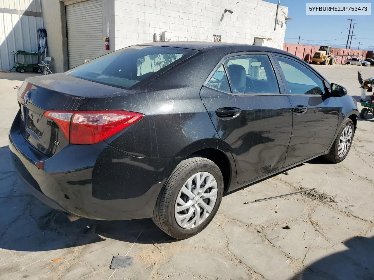 2018 Toyota Corolla L VIN: 5YFBURHE2JP753473 Lot: 72399164