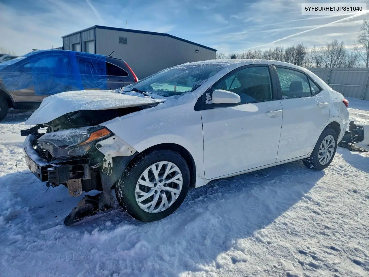 5YFBURHE1JP851040 2018 Toyota Corolla L