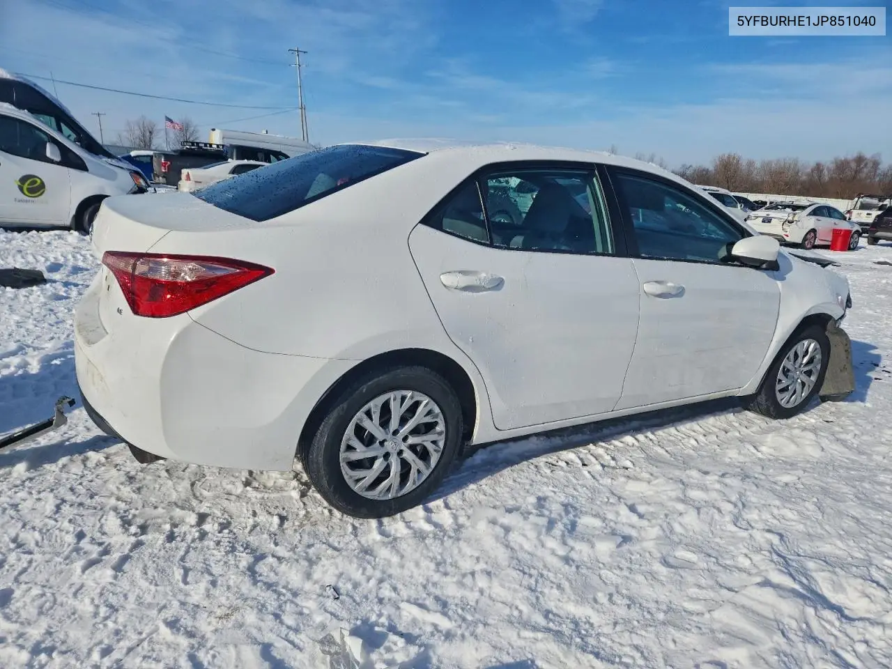5YFBURHE1JP851040 2018 Toyota Corolla L