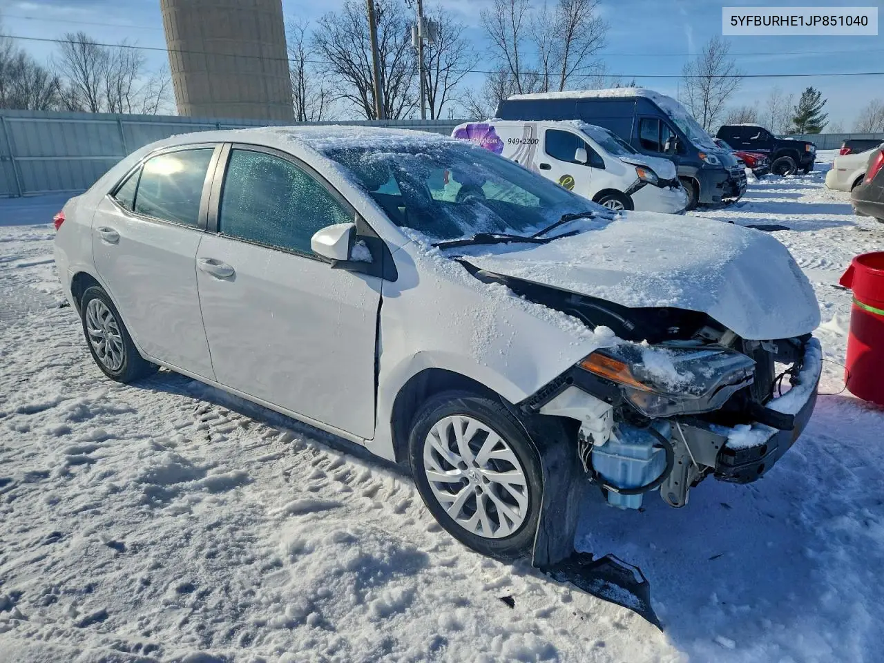 5YFBURHE1JP851040 2018 Toyota Corolla L