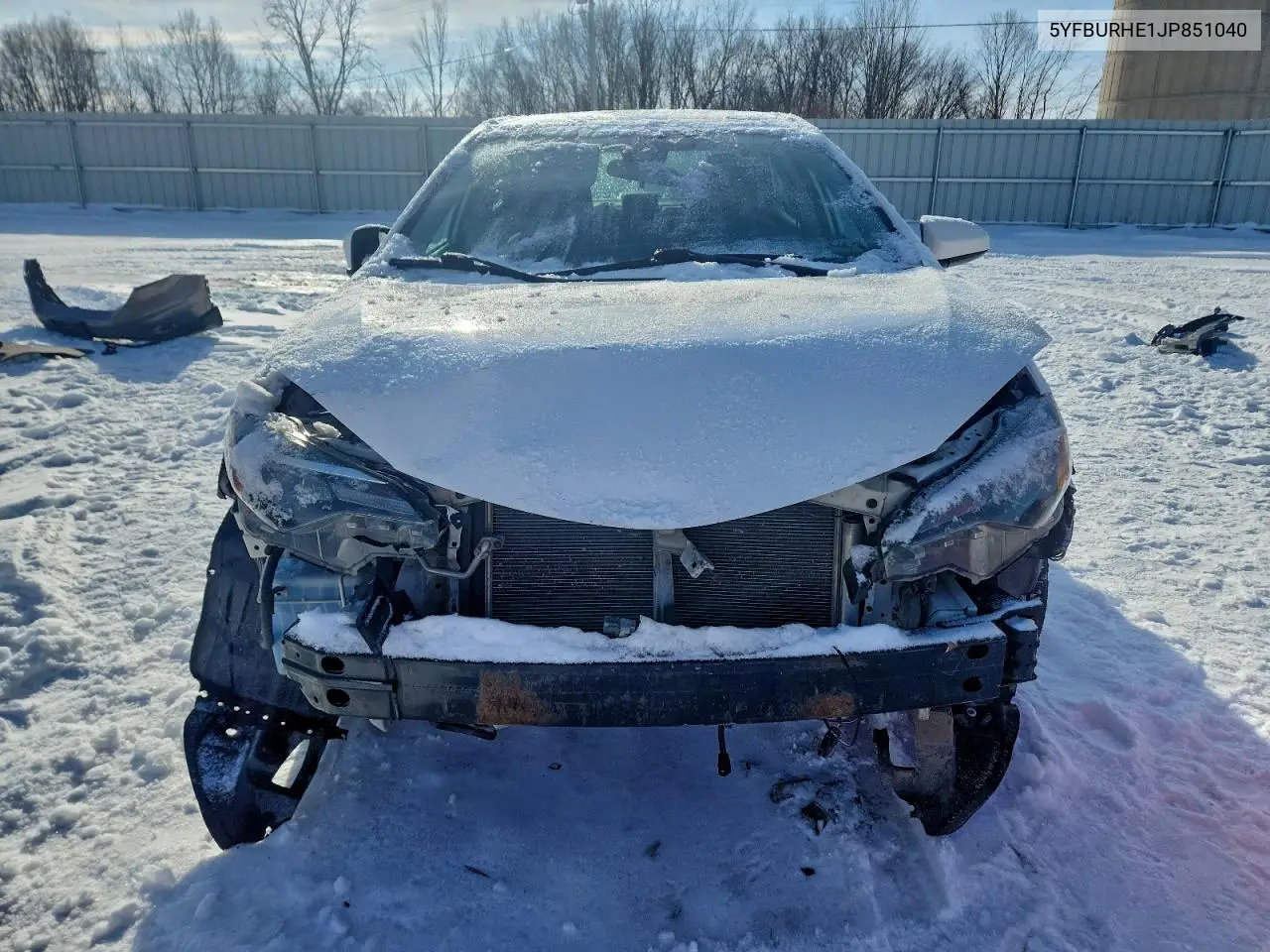 5YFBURHE1JP851040 2018 Toyota Corolla L