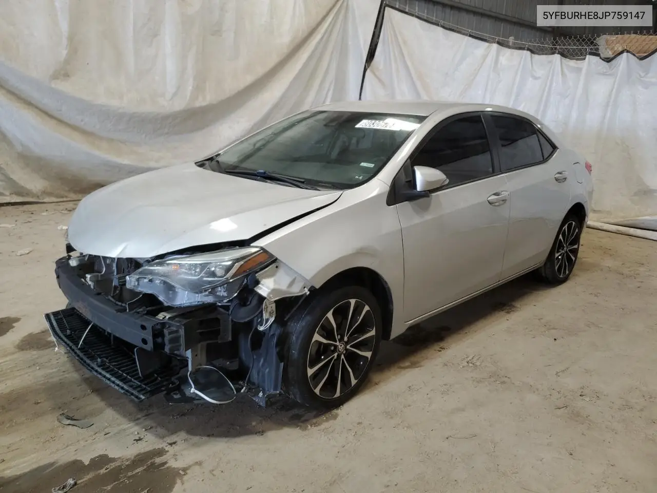 5YFBURHE8JP759147 2018 Toyota Corolla L
