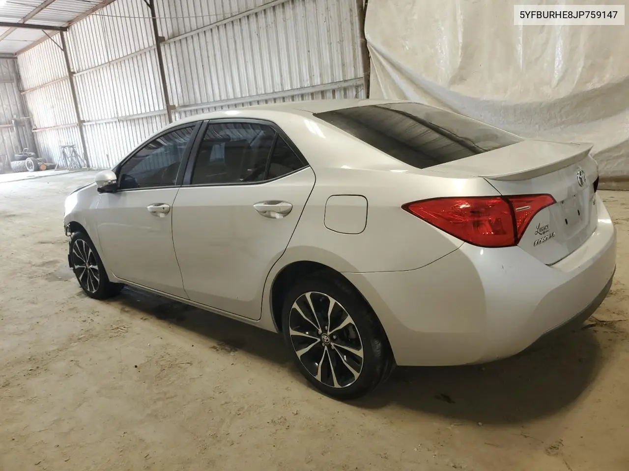 5YFBURHE8JP759147 2018 Toyota Corolla L
