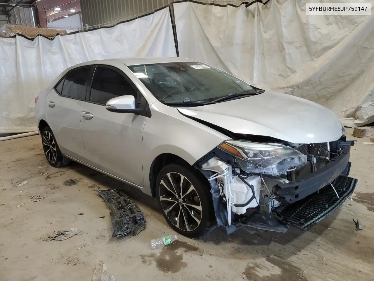 5YFBURHE8JP759147 2018 Toyota Corolla L