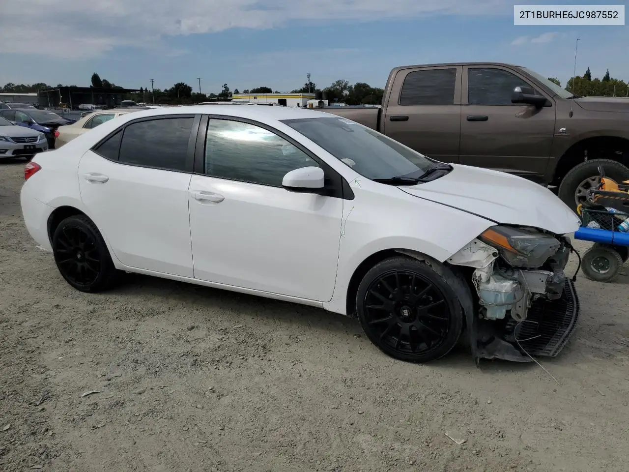 2T1BURHE6JC987552 2018 Toyota Corolla L