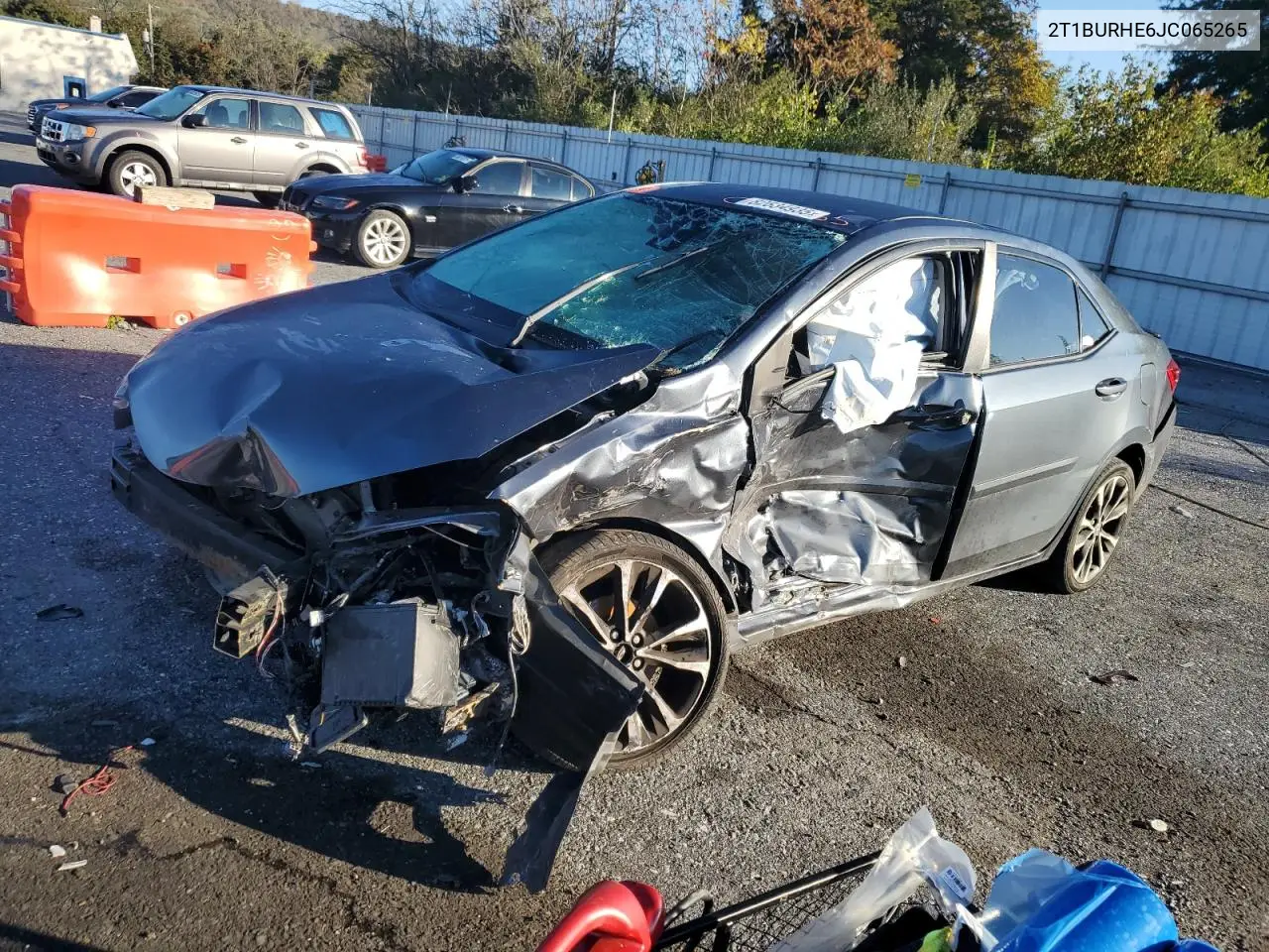 2T1BURHE6JC065265 2018 Toyota Corolla L