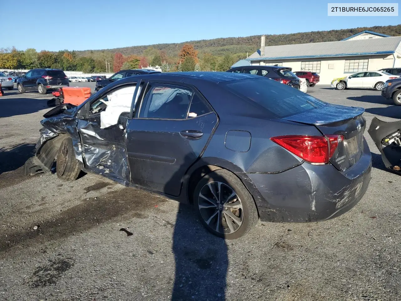 2T1BURHE6JC065265 2018 Toyota Corolla L