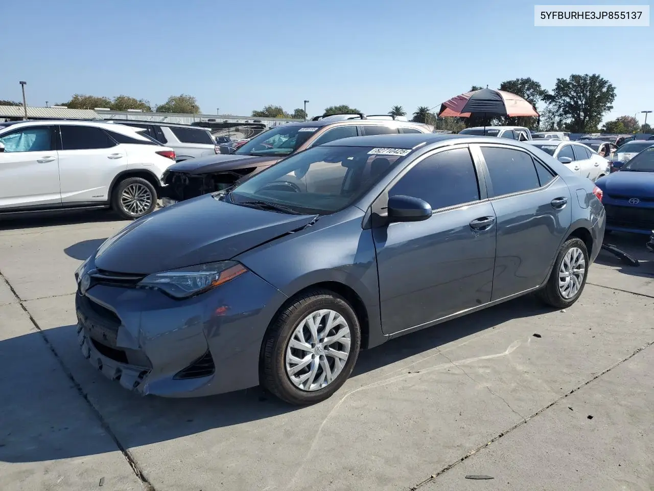 5YFBURHE3JP855137 2018 Toyota Corolla L