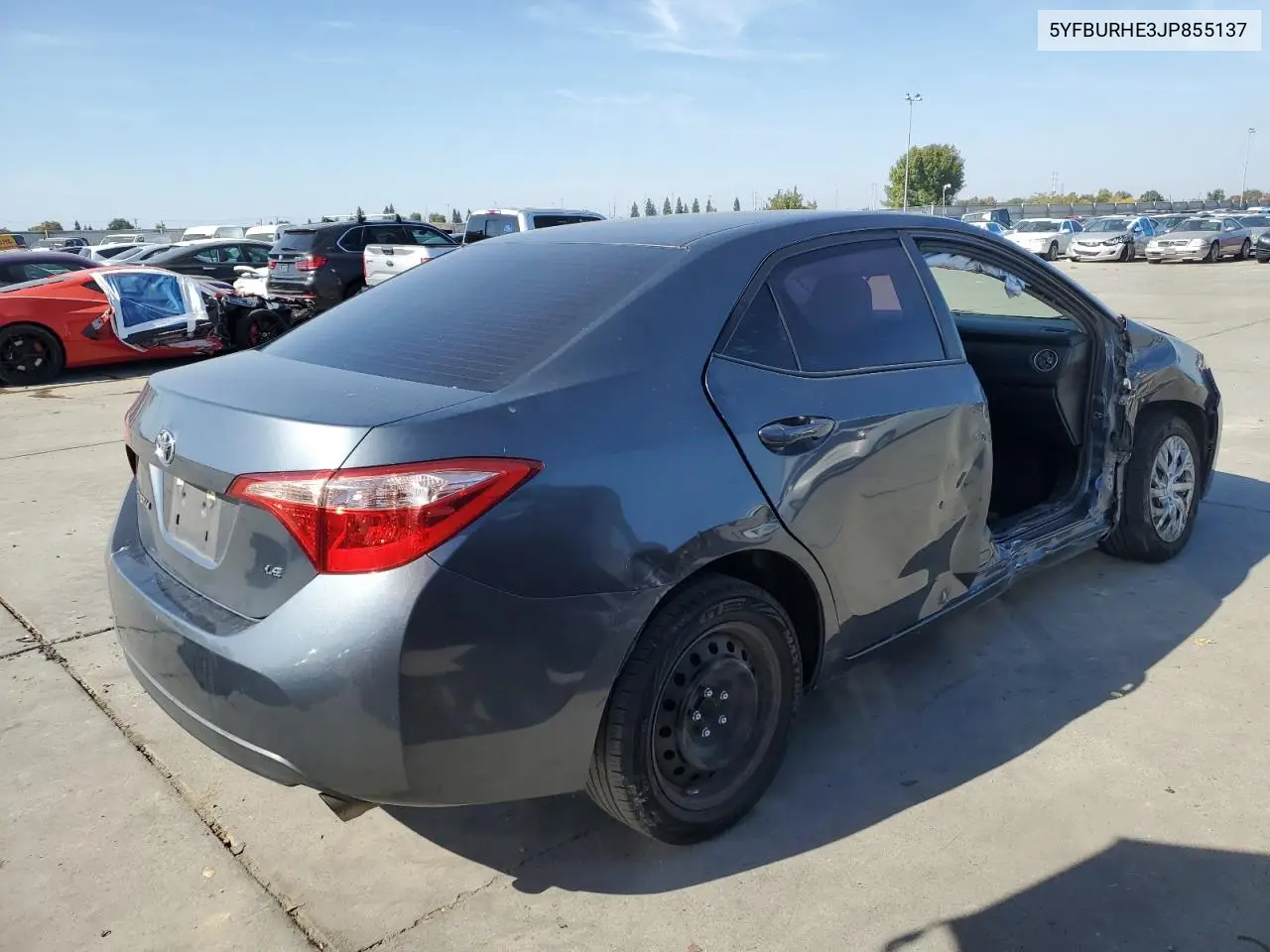 5YFBURHE3JP855137 2018 Toyota Corolla L